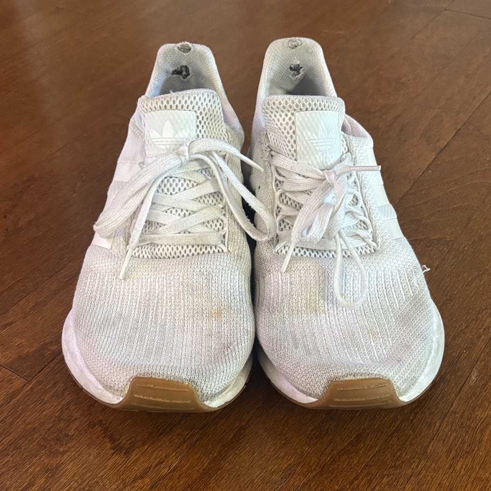 Adidas Light Gray Athletic Sneakers - Picture 2 of 3